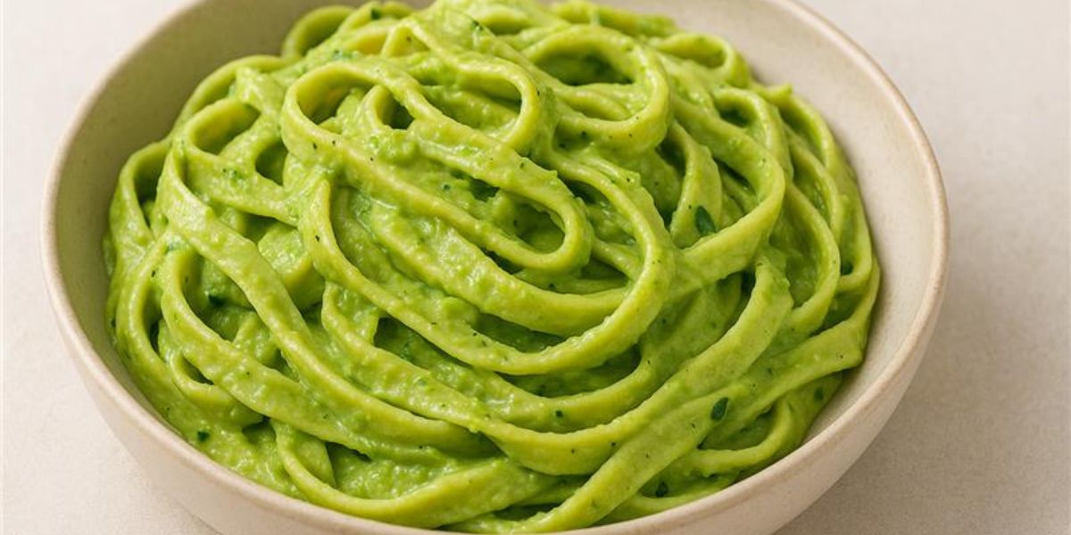 Creamy Avocado Spinach Pasta