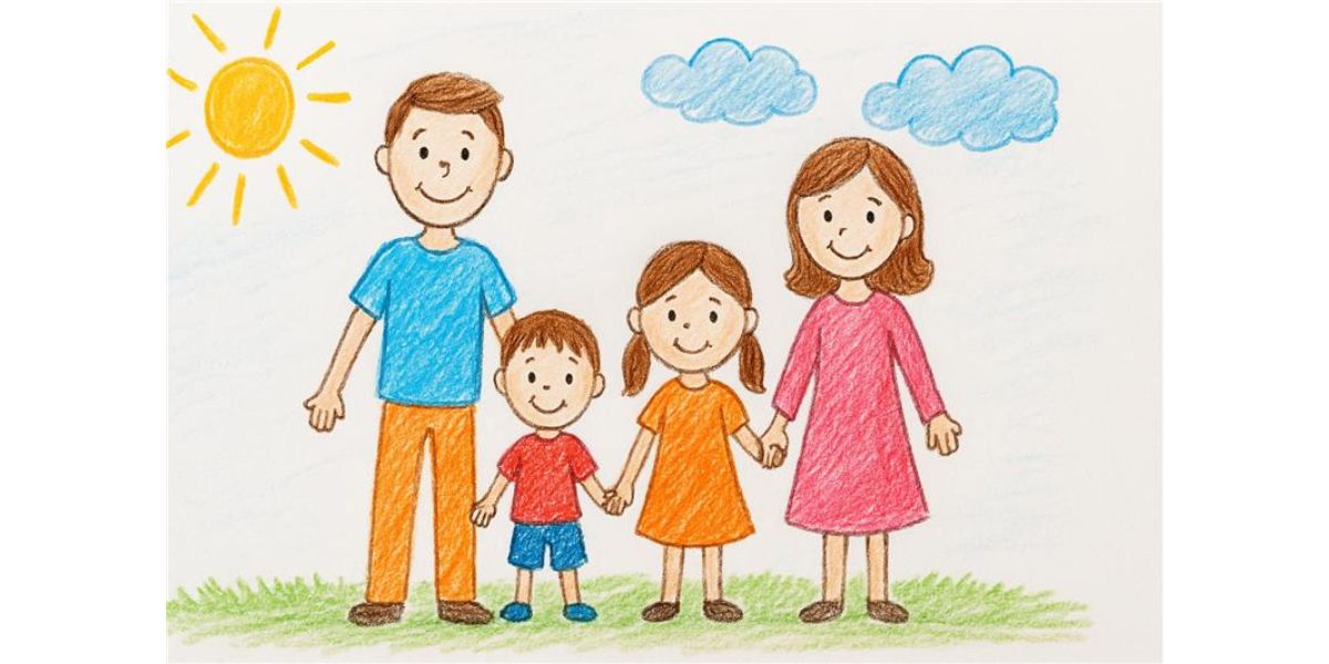 My Happy Family Portrait